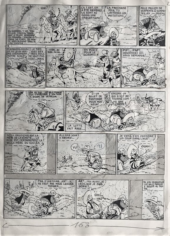 Joé Bing p 2 par Marijac - Planche originale