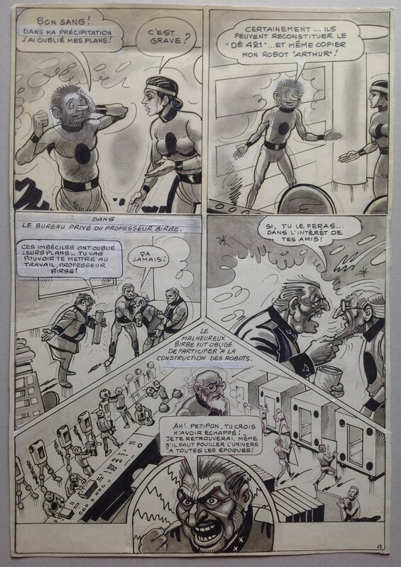 For sale - Pellos Planche Originale 13 NOVOPOLIS ( Suite de Futuropolis ) , BD Éo 1982 Mars Aps - Comic Strip