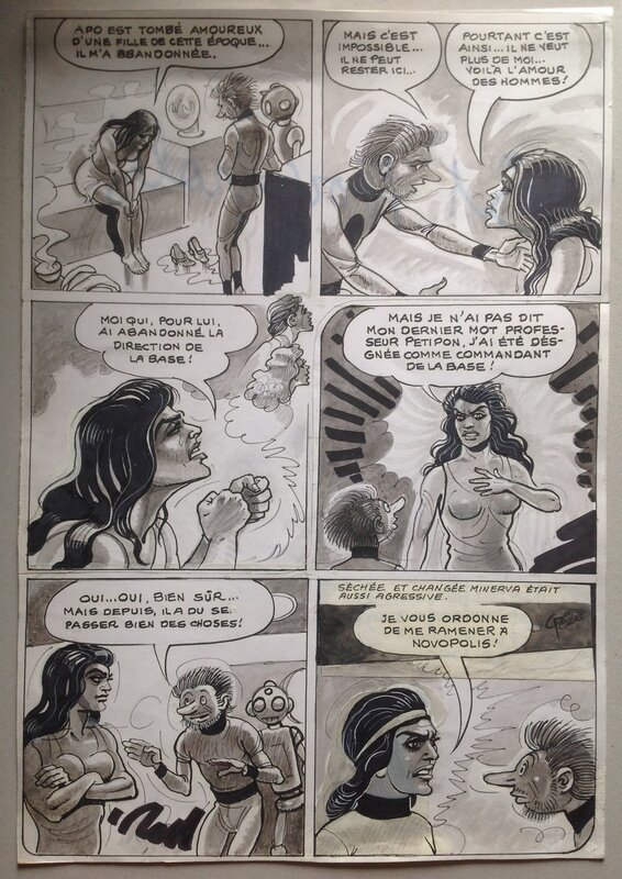 For sale - Pellos Planche Originale 30 NOVOPOLIS ( Suite de Futuropolis ) , BD Éo 1982 Mars Aps - Comic Strip For sale - Pellos Planche Originale 30 NOVOPOLIS ( Suite de Futuropolis ) , BD Éo 1982 Mars Aps - Comic Strip
