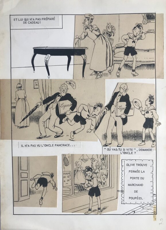 Olive et Bengali by Joseph Porphyre Pinchon - Comic Strip