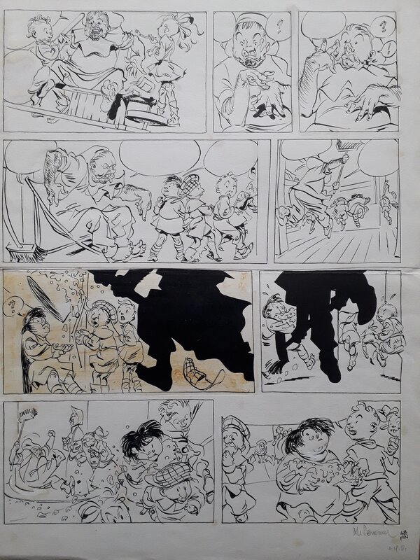 Chenapans par Al Severin - Planche originale