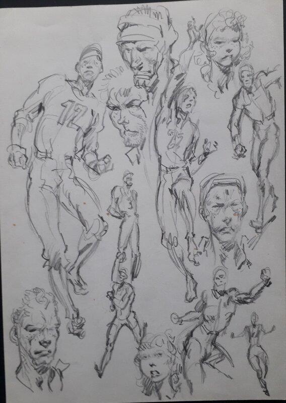 Croquis by Al Severin - Original art