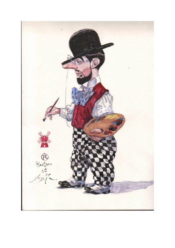 Gradimir Smudja, Toulouse-Lautrec - Moulin Rouge - Original Illustration