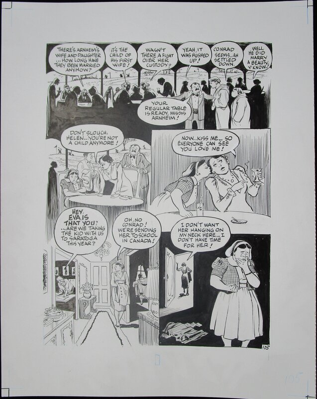 Will Eisner, The name of the game - page 105 - Planche originale