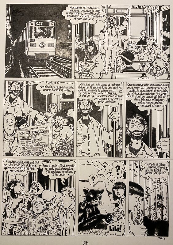 La Débauche p43 par Jacques Tardi, Daniel Pennac - Planche originale