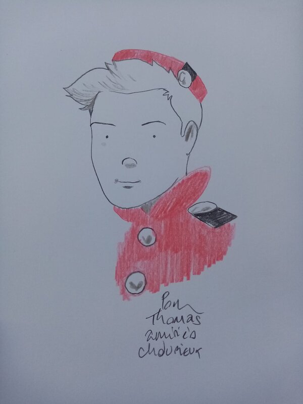 Spirou by Christian Durieux - Sketch