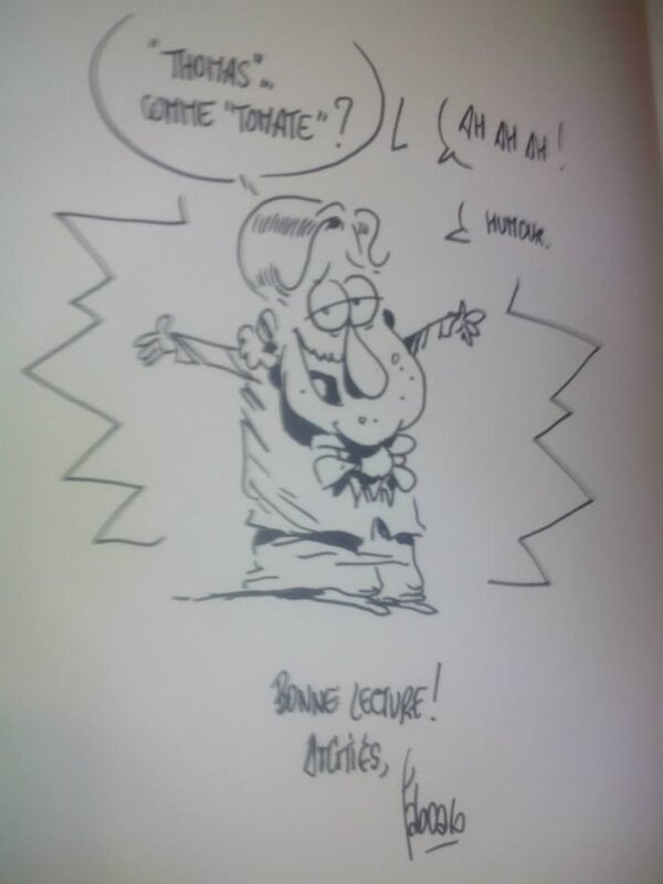 Steve Lhumour par Fabcaro - Dédicace