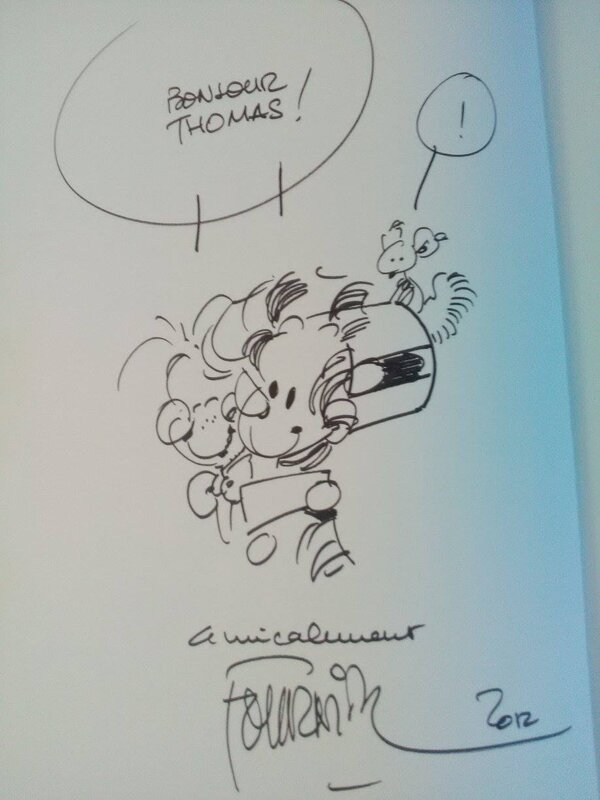 Spirou et Fantasio by Jean-Claude Fournier - Sketch