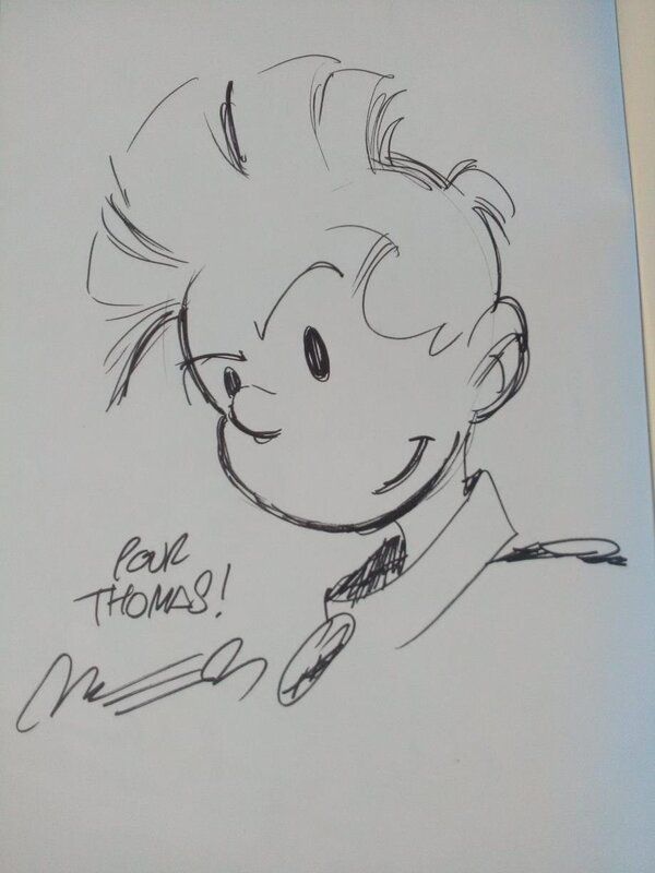 Spirou by Jose Luis Munuera - Sketch