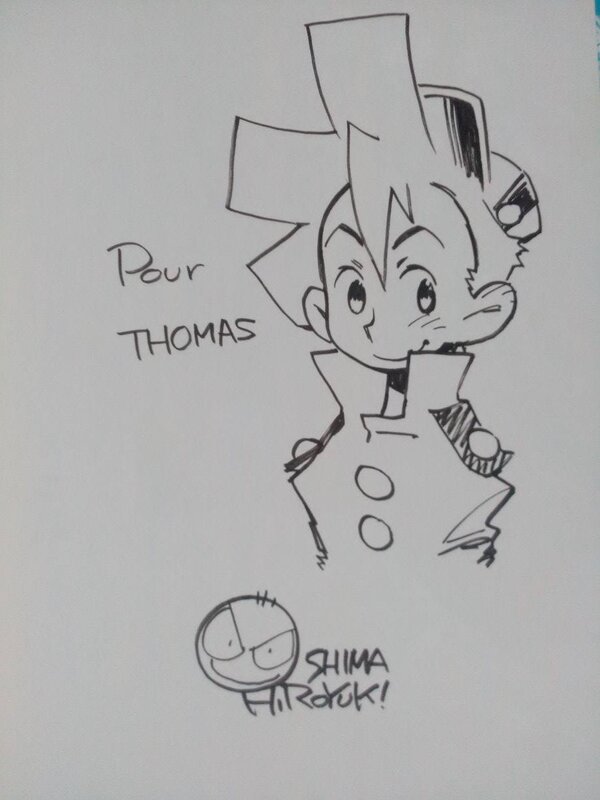 Spirou by Hiroyuki Ooshima - Sketch