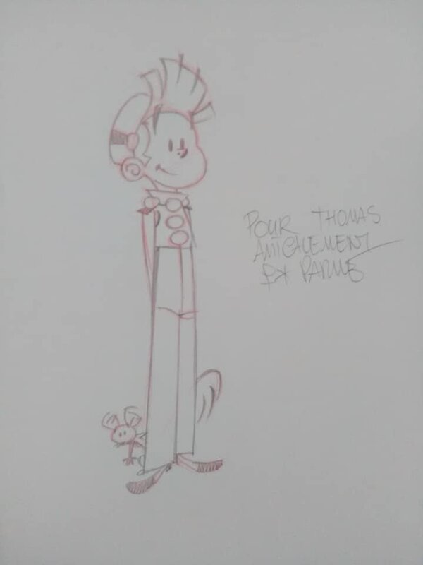 Spirou by Fabrice Parme - Sketch
