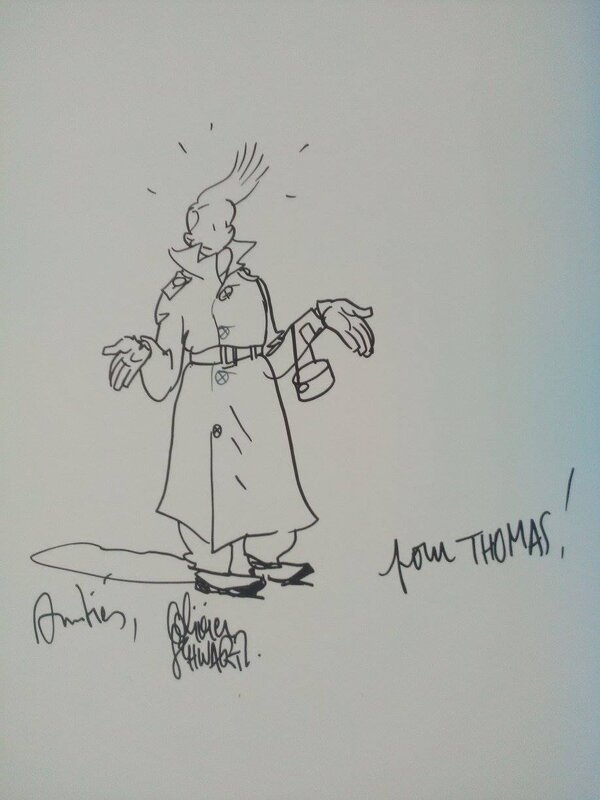 Spirou by Olivier Schwartz - Sketch