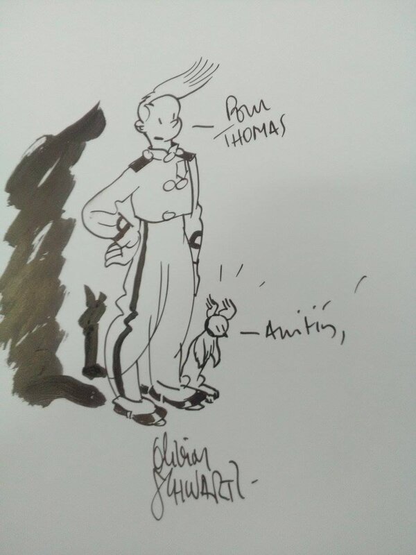 Spirou by Olivier Schwartz - Sketch