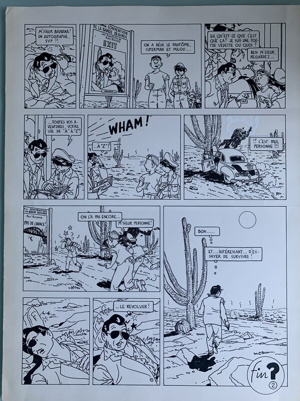 Ted BENOIT RAY BANANA - Comic Strip