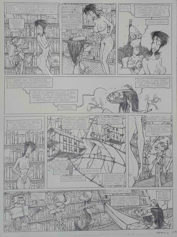 Eden par François Maret - Planche originale