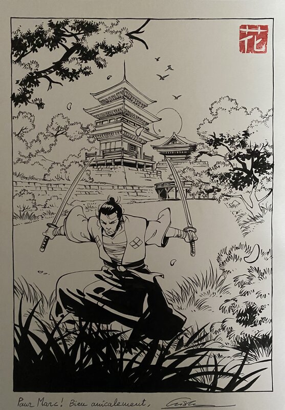 Samuraï par Cristina Mormile - Illustration originale