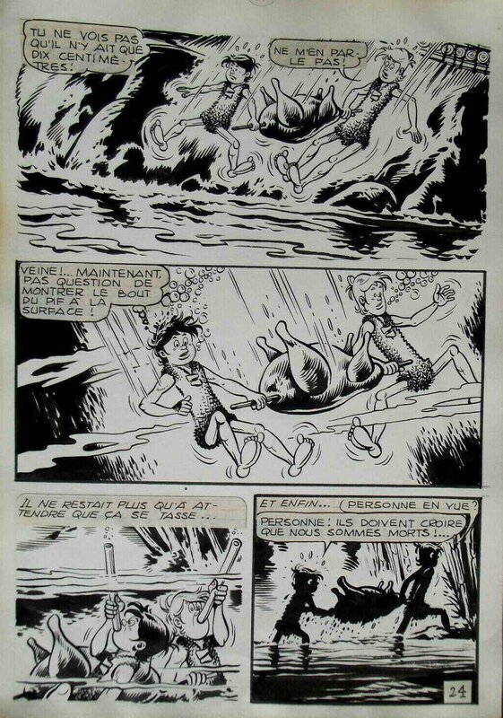 Tomás Porto, Klip et Klop ( safari 67 ) - Planche originale