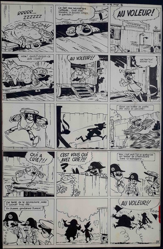 Bobosse par Marcel Remacle - Planche originale