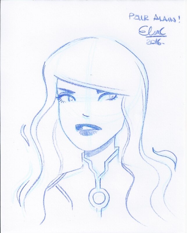 Starfire by Elsa Charretier - Sketch