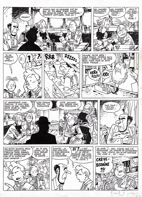 Frank Le Gall, Spirou, Les Marais du temps, pág. 30 - Comic Strip
