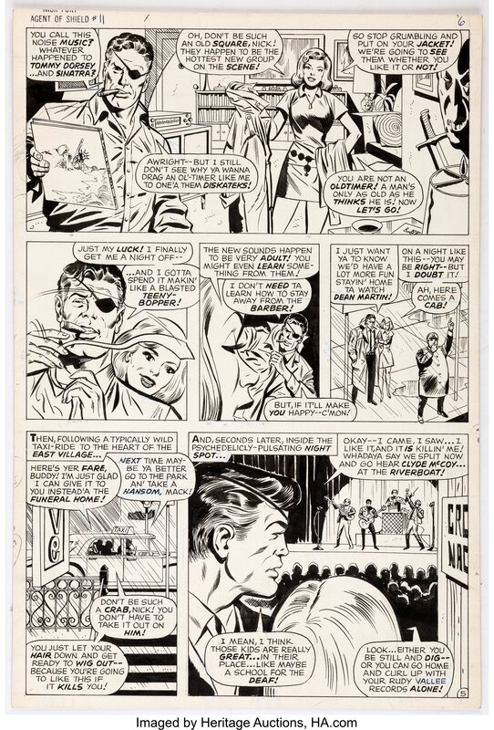 Frank Springer, Mike Esposito, Nick Fury Agent of Shield 11 Page 5 - Planche originale