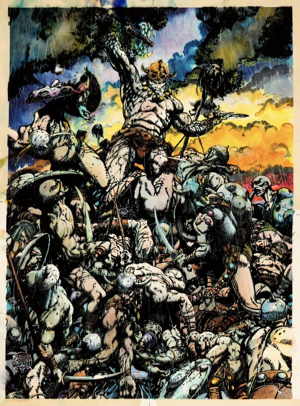 Barry Windsor-Smith, Conan Poster - Barry Windsor Smith - Couverture originale