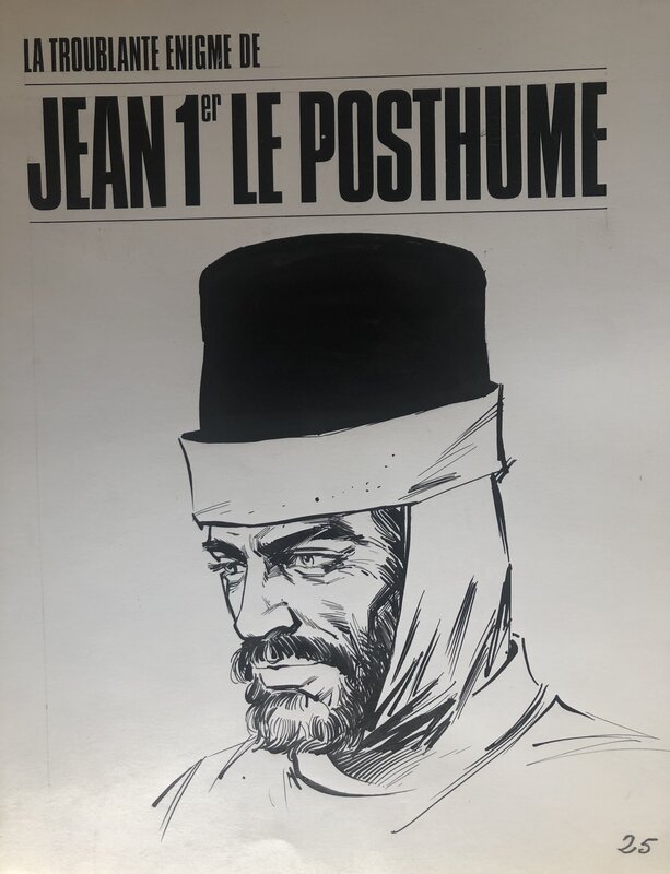 For sale - William Vance, C'étaient des hommes - Original Illustration