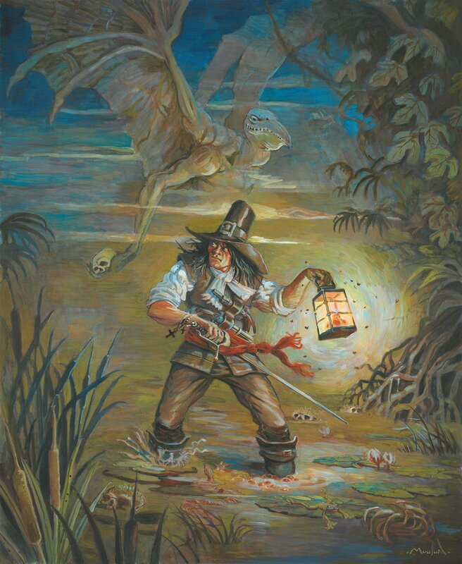 Solomon Kane by Régis Moulun - Original Illustration