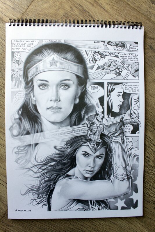 Philippe Kirsch, Tribute to Wonder Woman - Planche originale