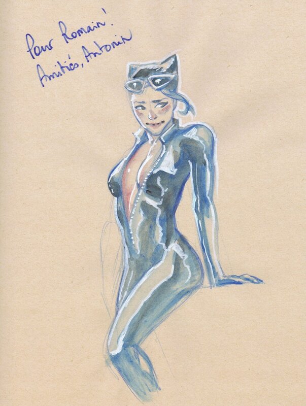 Catwoman par Gallo - Dédicace