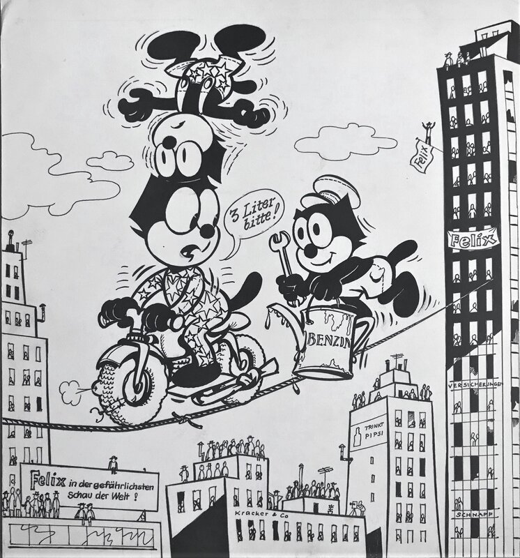 Felix  couverture by Heinz Fechner - Comic Strip