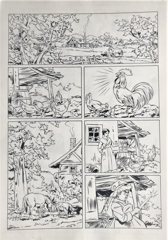 Frères Grimm par Giolitti studios - Planche originale