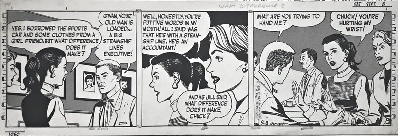 Wilson Sruggs, The story of Martha Wayne du 8 sept 1956 - Comic Strip