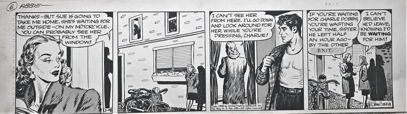 Raeburn Van Buren, Abbie an' Slats du 14 fev 1948 - Comic Strip
