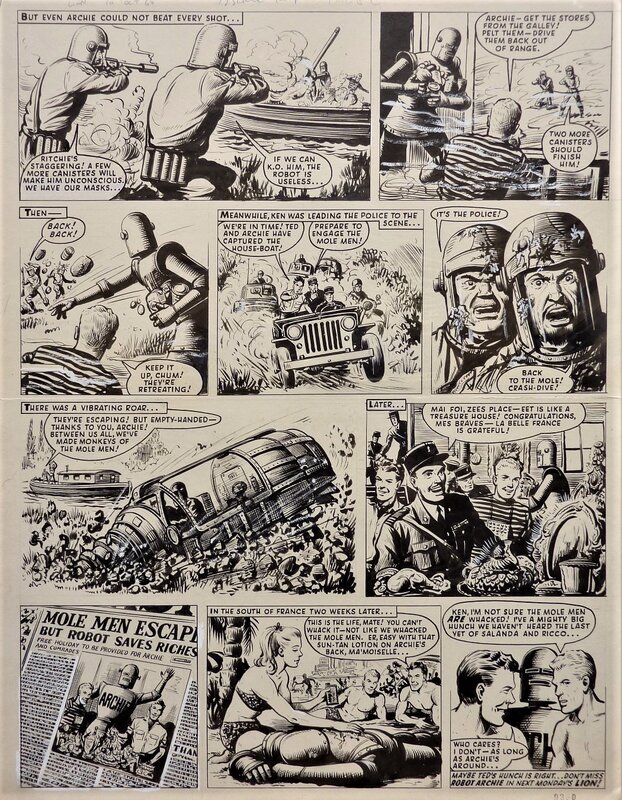 Robot Archie by Ted Kearon - Comic Strip