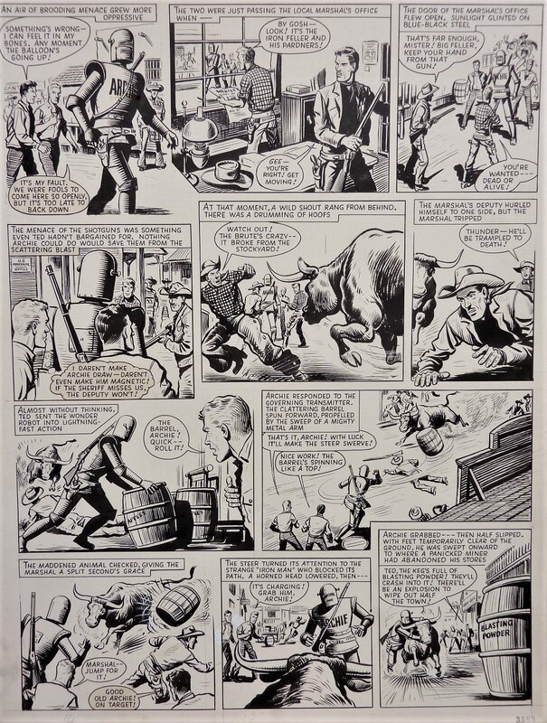 Robot Archie by Ted Kearon - Comic Strip