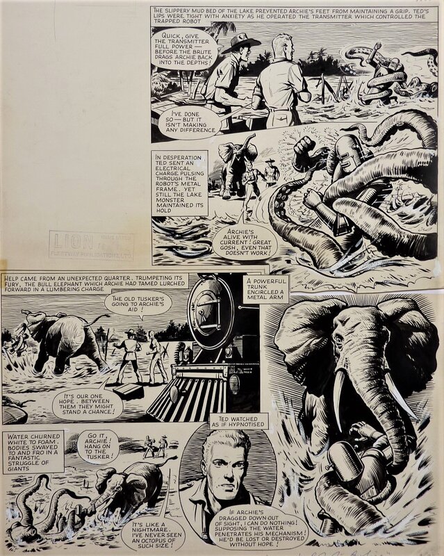 Robot Archie by Ted Kearon - Comic Strip