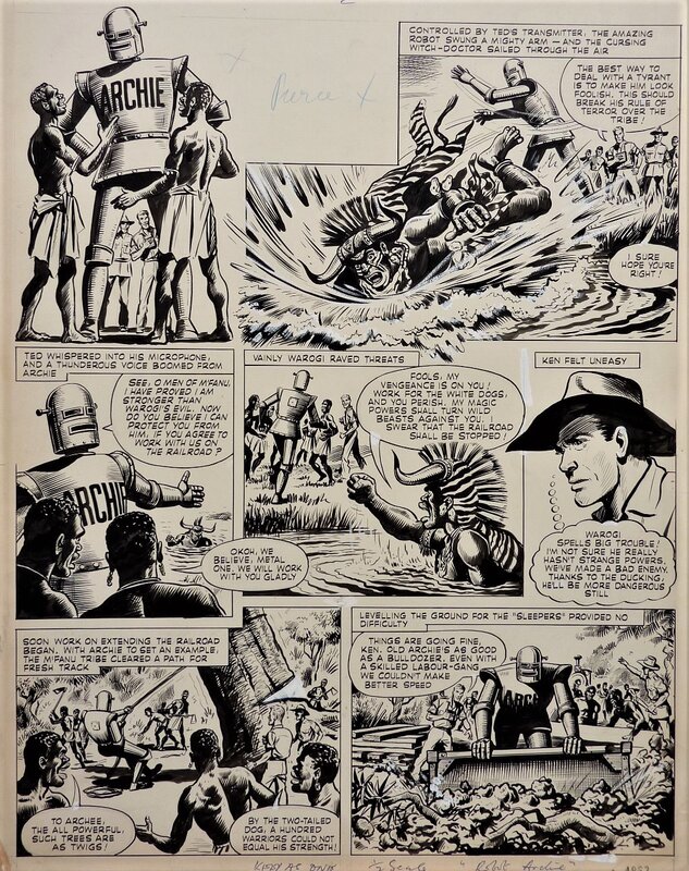 Robot Archie by Ted Kearon - Comic Strip