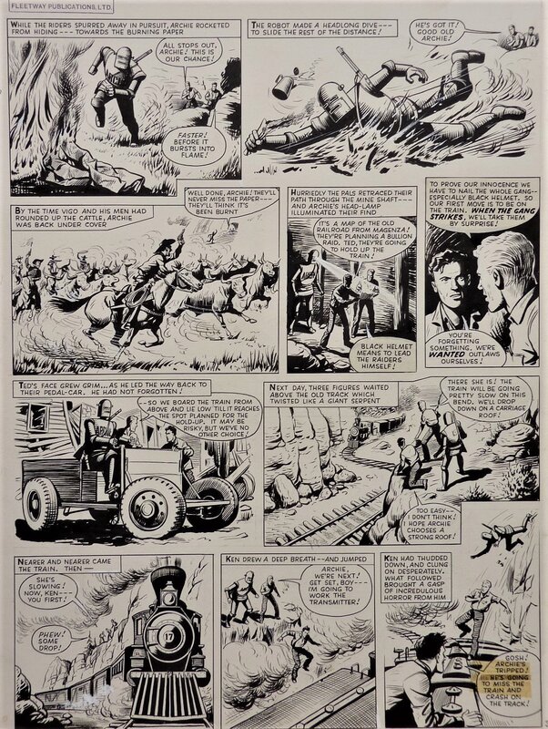 Robot Archie by Ted Kearon - Comic Strip