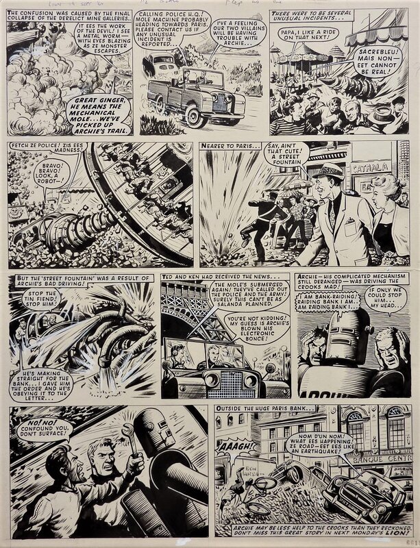 Robot Archie by Ted Kearon - Comic Strip