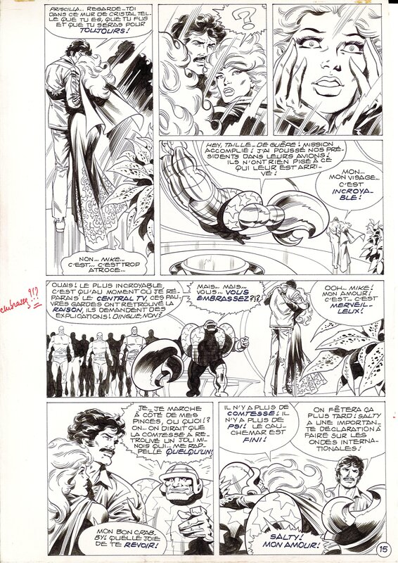 Jean-Yves Mitton - Mikros - TITAN 68 Page 36 - Planche originale