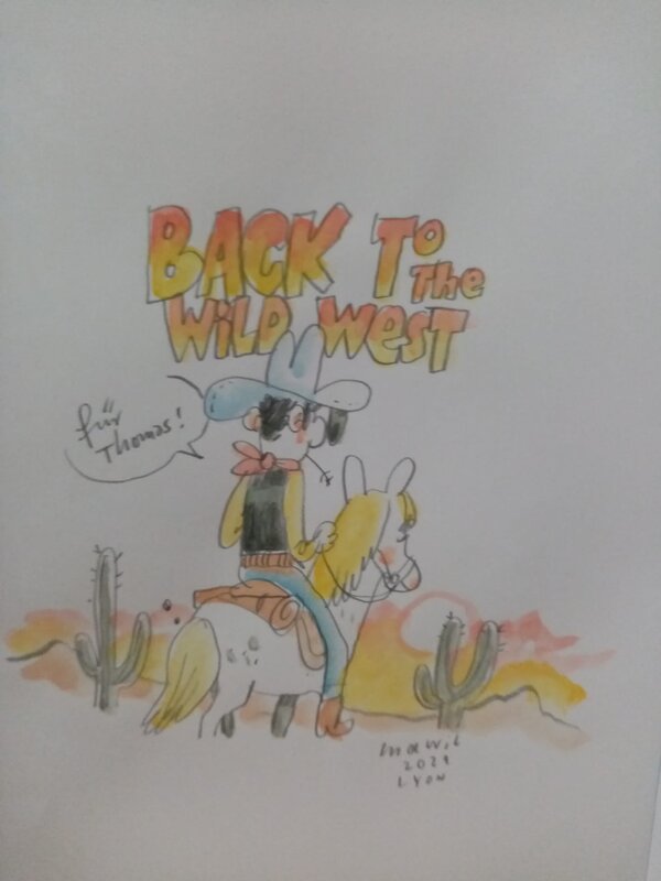 Mawil, Lucky Luke se recycle - Dédicace