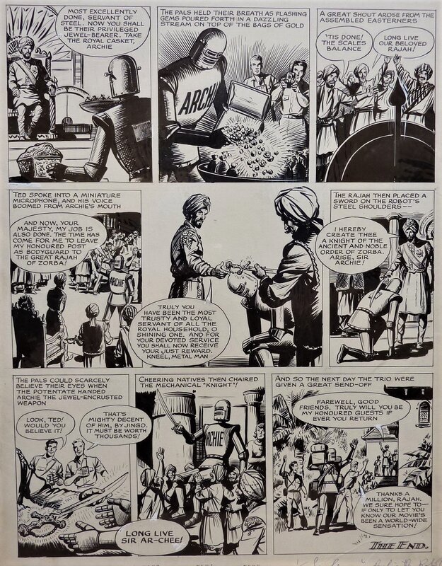 Robot Archie by Ted Kearon - Comic Strip