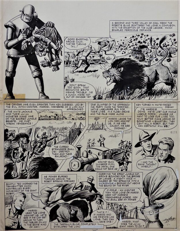 Robot Archie by Ted Kearon - Comic Strip