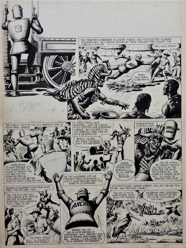 Robot Archie by Ted Kearon - Comic Strip