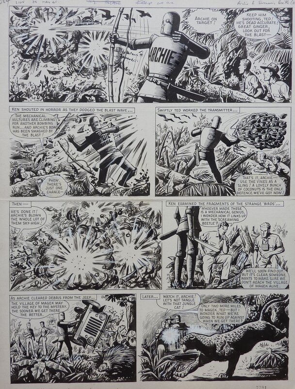 Robot Archie by Ted Kearon - Comic Strip