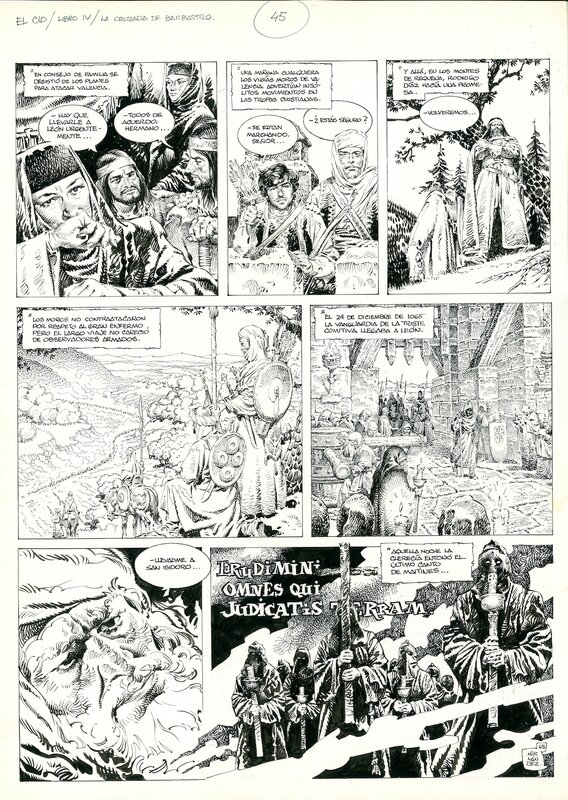 EL CID by Antonio Hernandez Palacios - Comic Strip