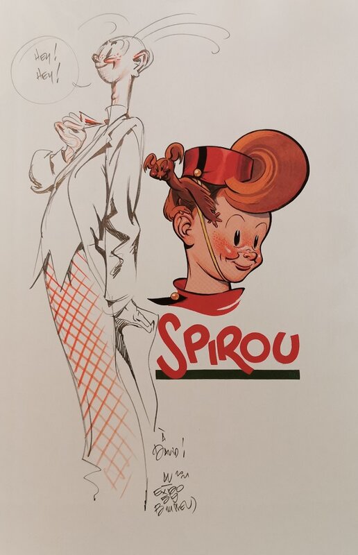 Al Severin, Spirou sous le manteau - Dédicace