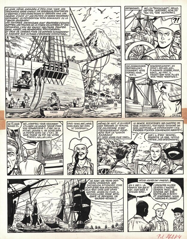 Victor Hubinon, Barbe Rouge : Mort ou vif - Comic Strip