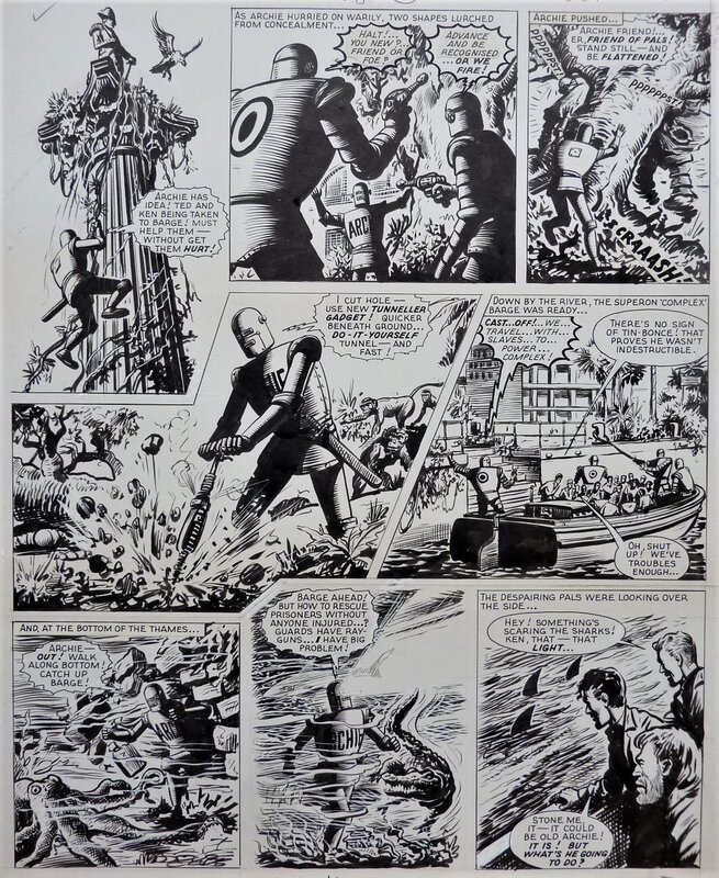 Robot Archie by Ted Kearon - Comic Strip